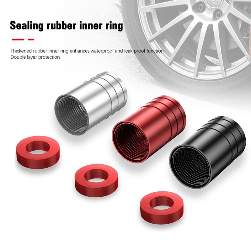 4PCS Auto Wheel Tire Valve Stem Caps Cover For Alfa Romeo Giulietta Mito 159 Giulia Stelvio 156 147 Tonale Brera Disco VolanteIW8