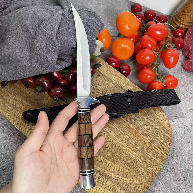 5CR15Mov Рыболовный нож Кованый обвалочный нож для мяса Нож для резки мяса Овощи