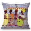 Abstract African Women And Men Black Culture Home Decorative Sofa Throw Pillow Case Coton Linen Chair Cushion Cover Africa Art
