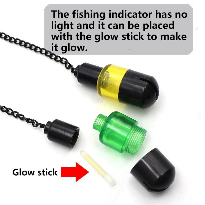 1pcs Carp Fishing Accessories Bobbin Fishing Alarm Indicator Swinger for Carp Hair Rig Tool Carp Method Feeder Fishing Tackle