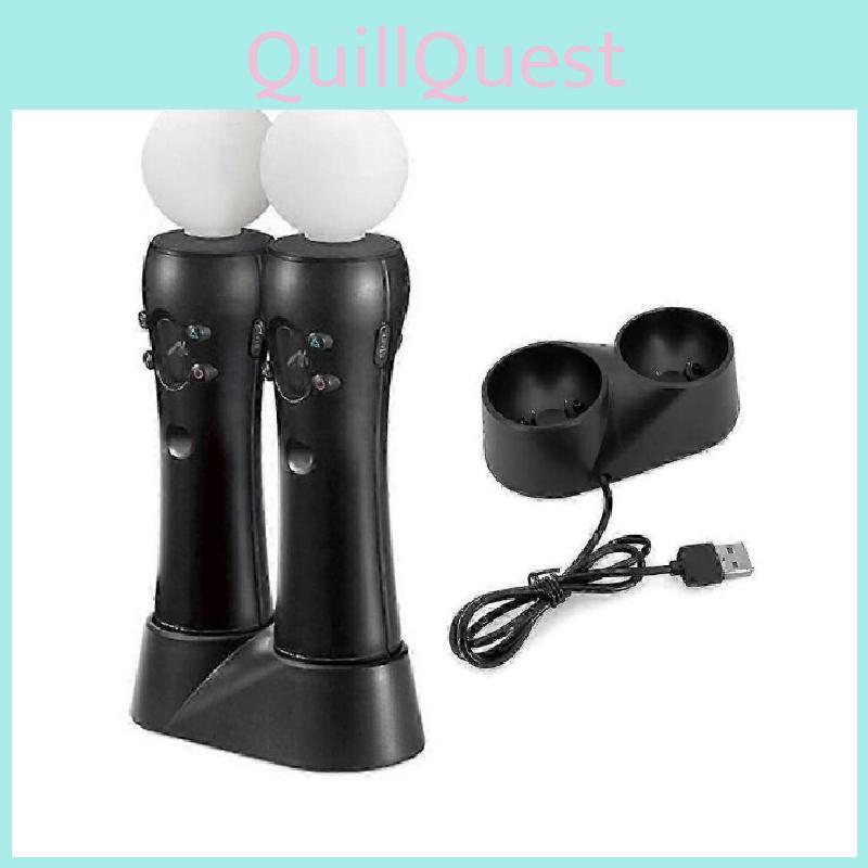 Зарядная док-станция для PS4VR с быстрой зарядкой для контроллеров PS4 Move VR, подходит для игровых энтузиастов