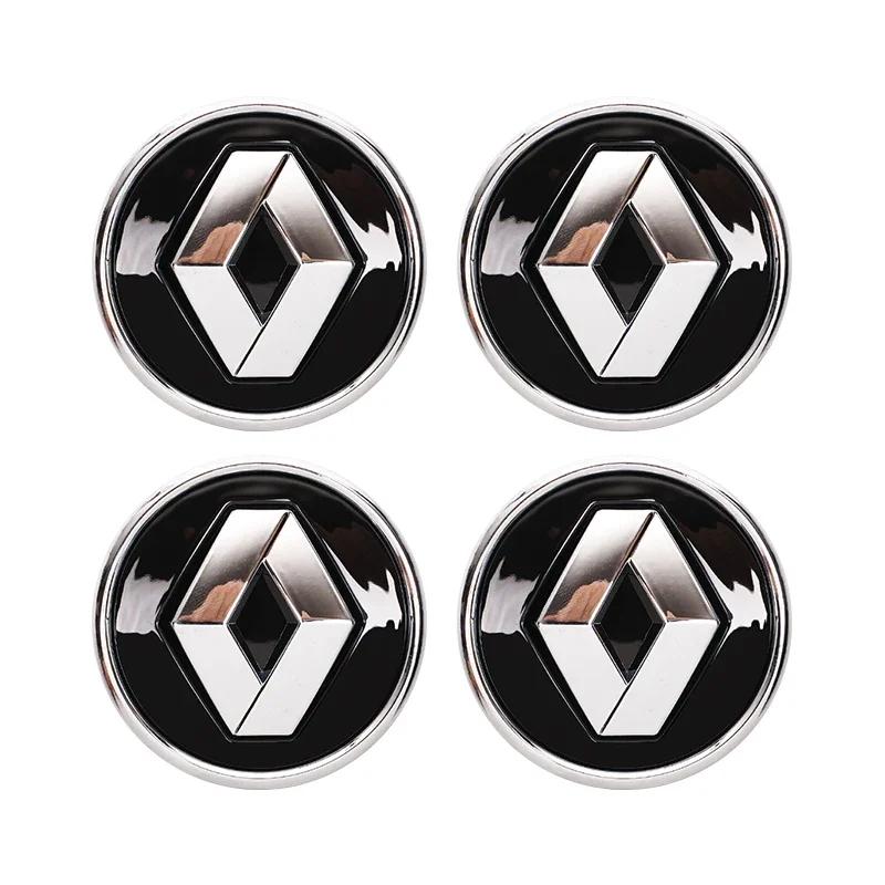 2026 Hot For Renault Hub Caps For Renault Clio Captur Trafic Scenic 2 Megane 2 3 4 Kadjarle 4Pcs Car Wheel Hub Cover Rim Center