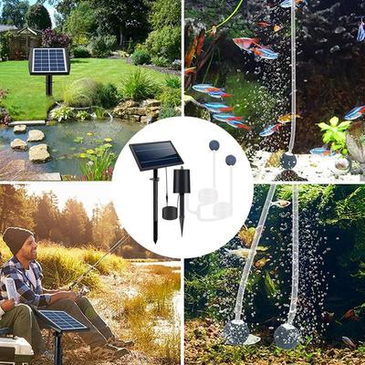 Солнечный аэратор для пруда 3 режима Аэратор для пруда 9В 6Вт Солнечный водяной насос Регулируемый воздушный насос для пруда Для сада Аквариум