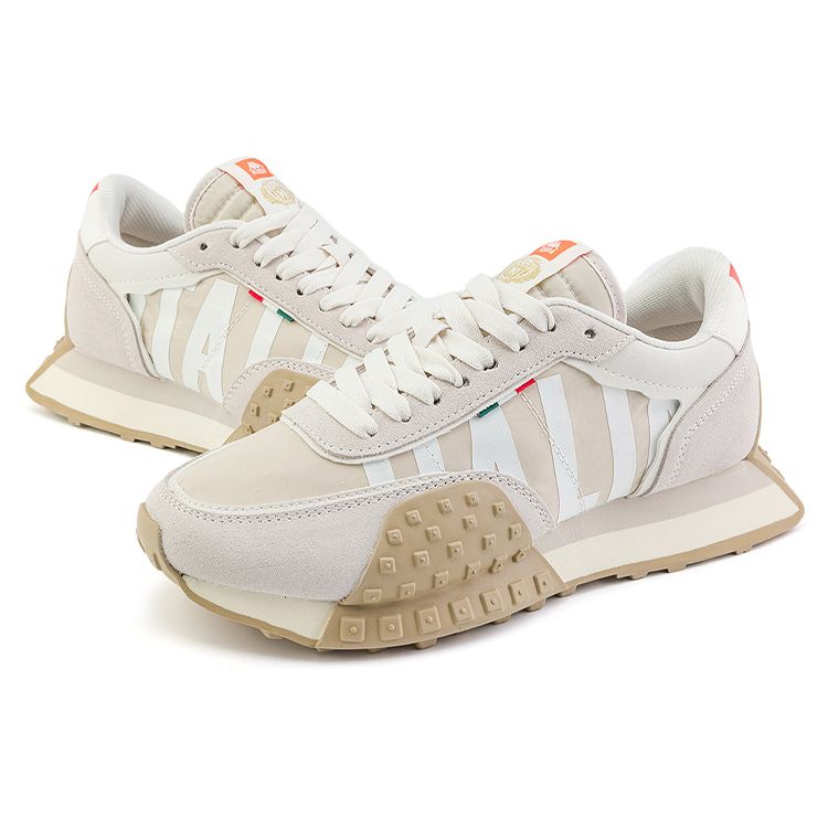 Kappa Retro Running Shoes Lightweight Low-Top Unisex sneakers Gray White K0DX5MM08F-133
