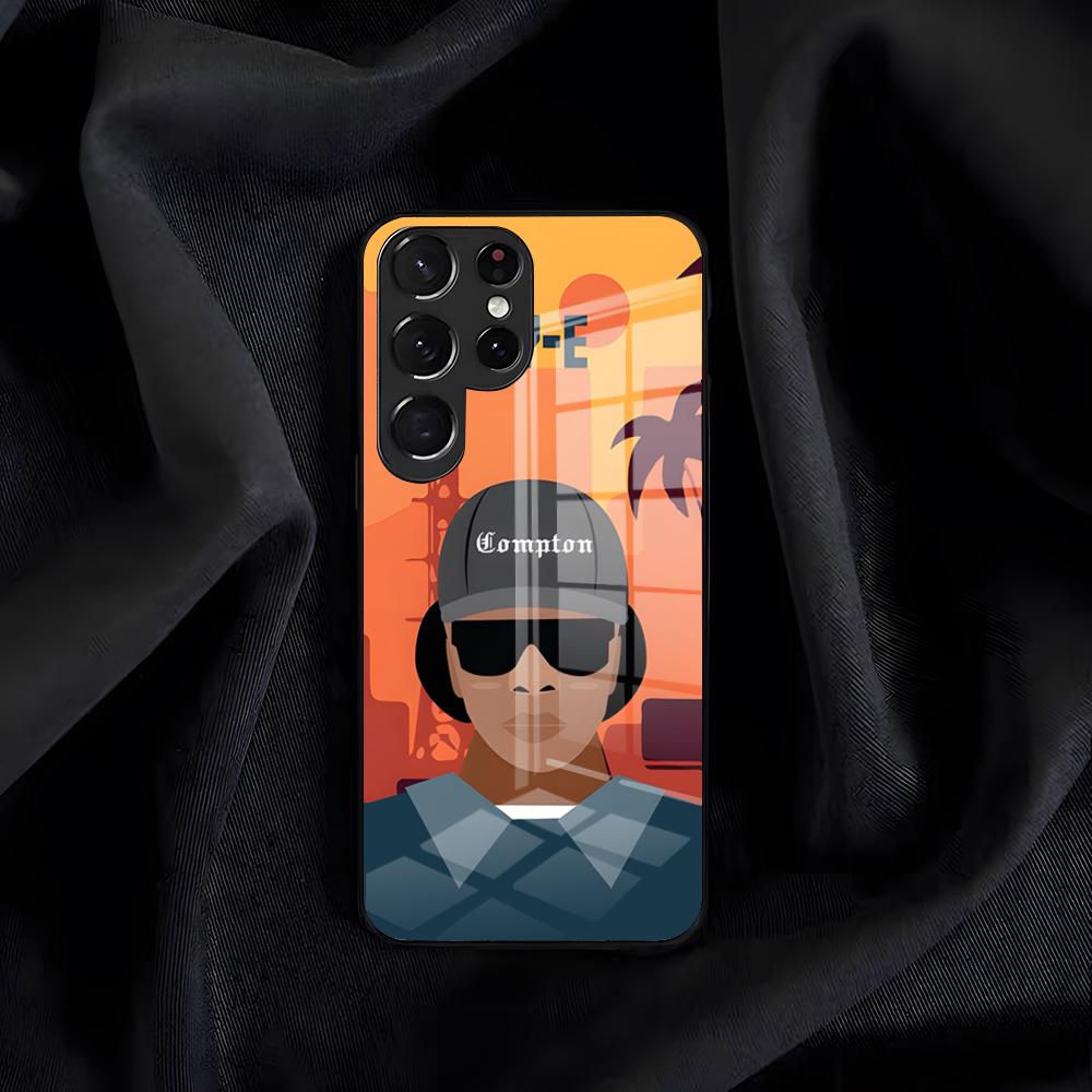 Чехол для телефона рэпера E-Eazy-E для Samsung S26 S25 Edge S24 S23 S22 S21 S20 Ultra Plus FE Стеклянная крышка