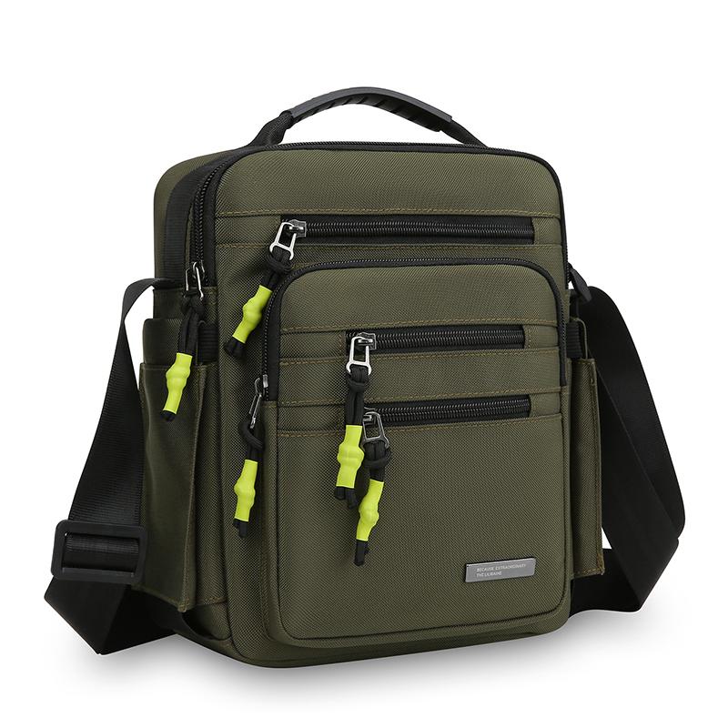 Мужская сумка через плечо из Оксфорда Однолямные сумки Большой объем Хранение Модная Много карманов Для деловых поездок Сумки через плечо Ежедневная сумка