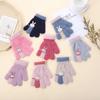 Warm Knitted Gloves Unisex Rabbit Gloves Winter Gloves  for 2-6 Years Old Boys and Girls