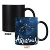 Horoscope Heat Changing Mug 11oz Constellation Tea Cup Ceramic Heat Sensitive Coffee