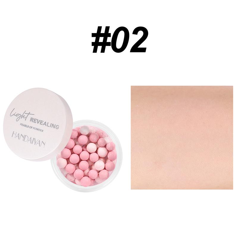 Новая концепция пятицветной фиксирующей пудры Bead Fixing Powder Oil Control Pearl Face Brightening Non-Massive Fixing Powder