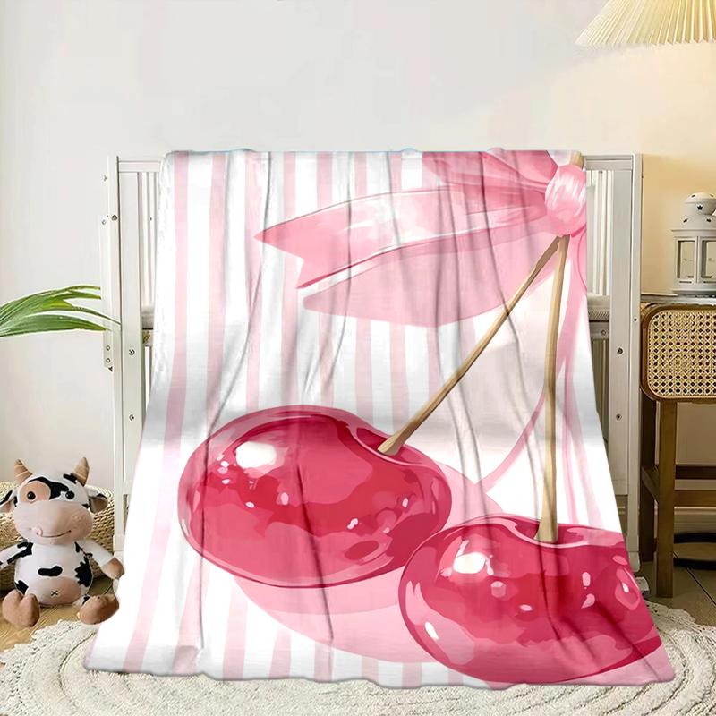 Ballerina In Pink Flowers Blanket Flannel Blanket for bed, sofa, Camping, Hiking, Picnic Essentials, gift for family Fan gifts