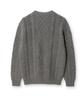 Edeunbeoleokeulleob Aran Crew-Neck Sweater (Grey)