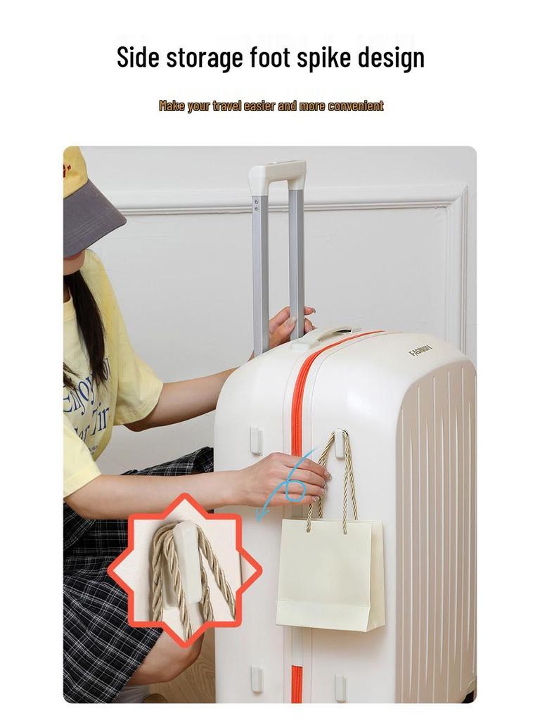 Прочный чемодан на колесиках модели 2025 года — большая вместимость, кодовый замок, подходит для мужчин, женщин и студентов.