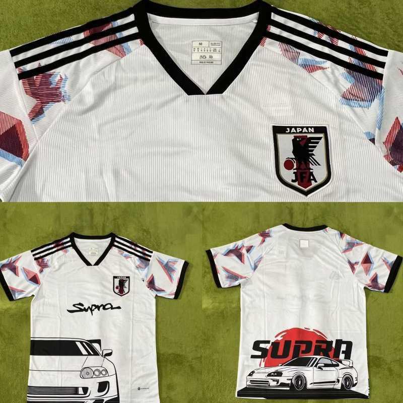 Japan Y3 National Team Edition Football Jersey Anime Print Short Sleeve Men Cycling Sports