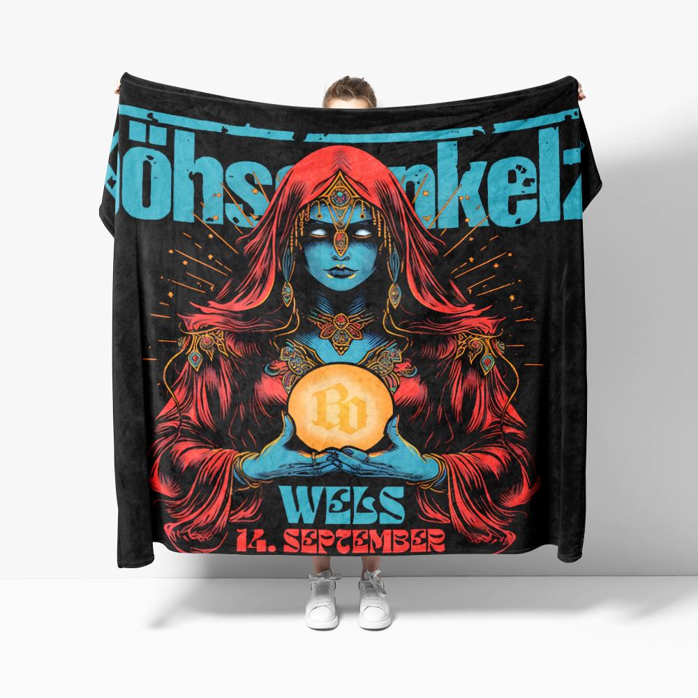E I N S Flannel Blanket for Sofa Decoration Outdoor Bohse Onkelzs SINGER Blanket Throw Blankets Super Soft Bedroom Quilt