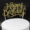 Happy Birthday Candle Party Cake Topper Supplies Decoration