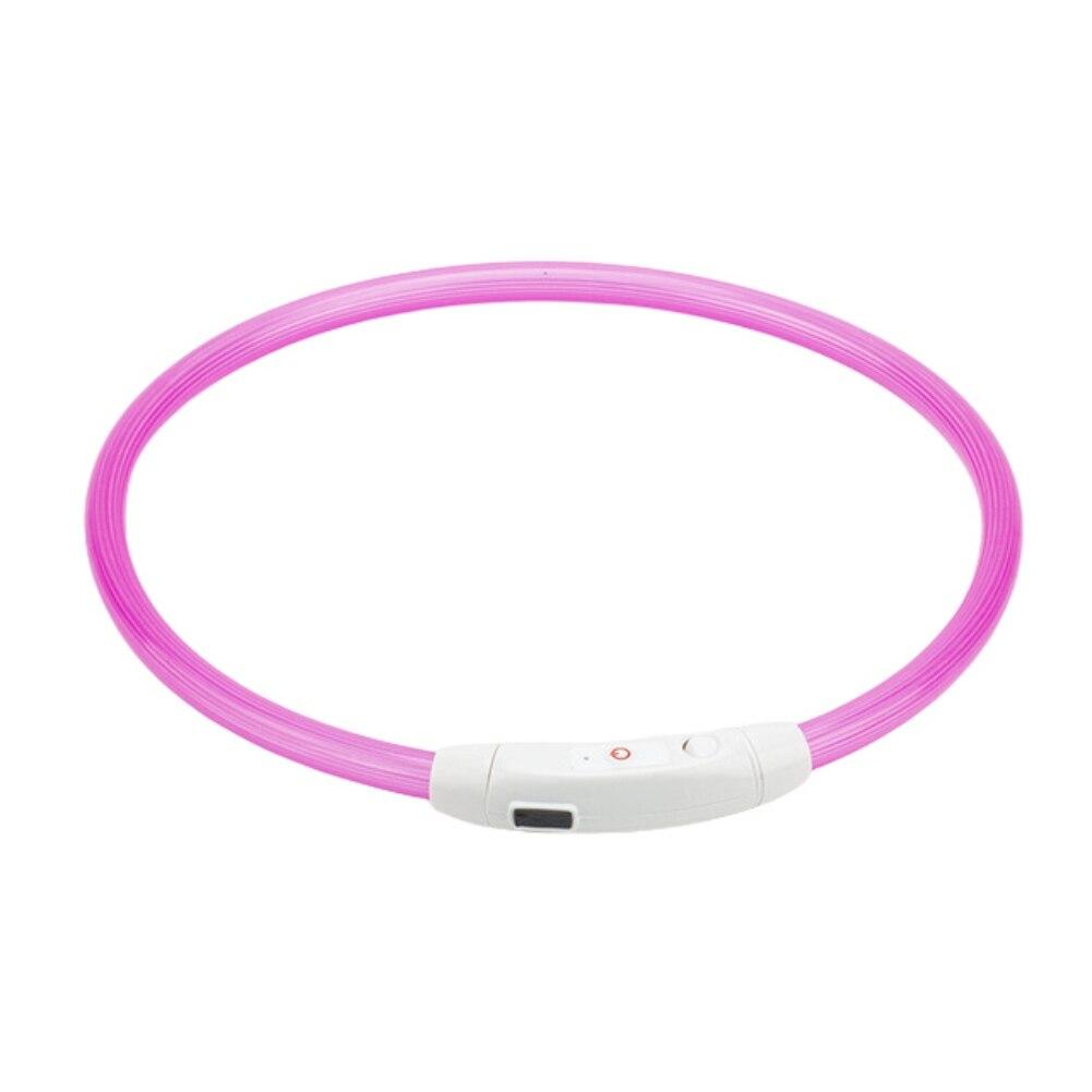 Светодиодный светящийся ошейник для собак, USB светящиеся ошейники для собак, перезаряжаемая зарядка, ошейник для собак, ночная безопасность, мигающее ожерелье