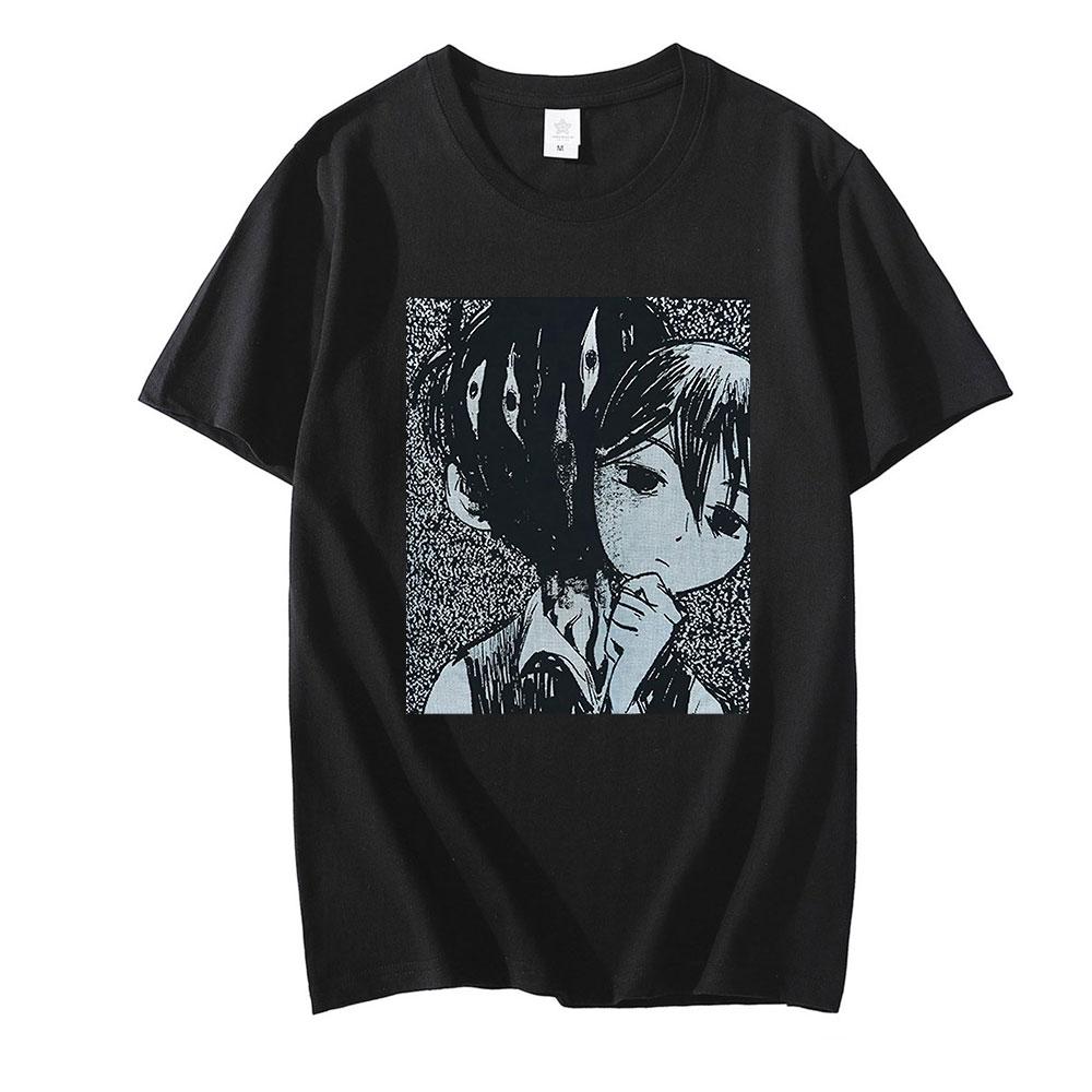 Футболка Omori Harajuku, летняя футболка с короткими рукавами, одежда для косплея, повседневная уличная одежда для мужчин и женщин, футболка
