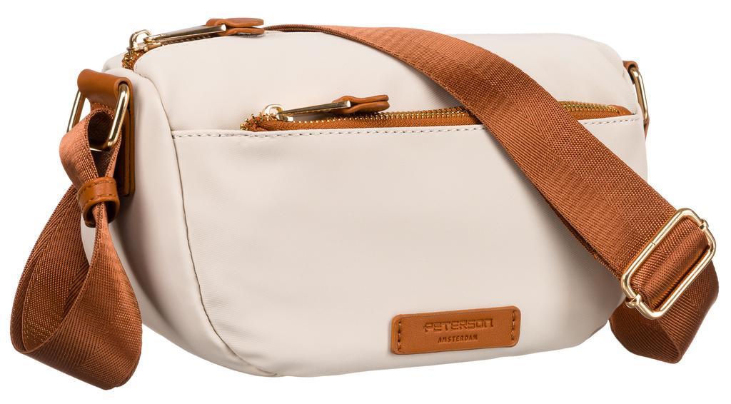 PTN JN-06-6775 Ivory-Brown bag