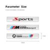 Car Styling Emblem Auto Fender Trunk Badge Stickers For BMW X1 X2 X3 X5 X4 X6 X7 iX3 F20 F10 F07 E70 E46 E90 E92 E60 Accessories cysh69