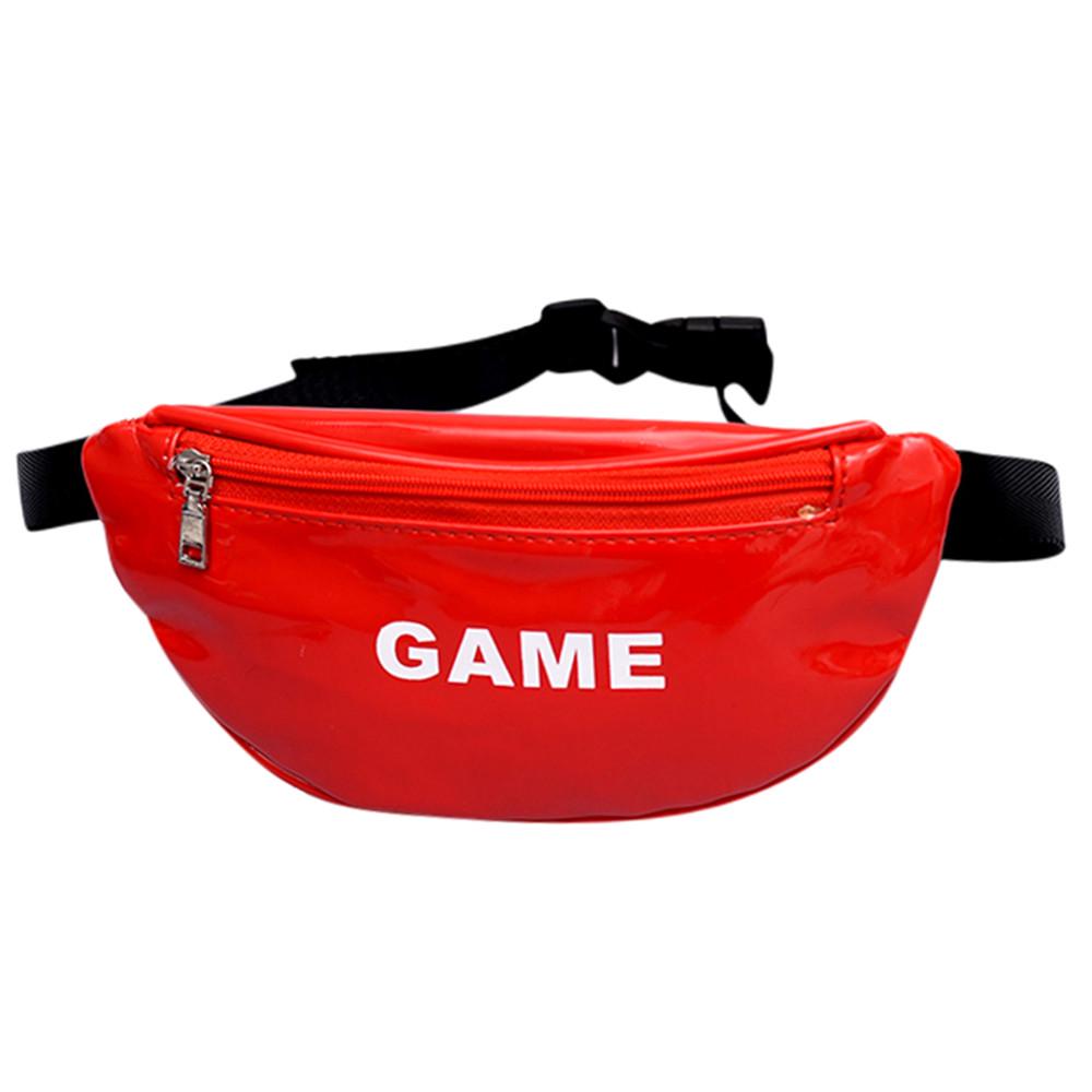 Студенческая уличная детская сумка через плечо для мальчиков и девочек с буквенным принтом, нагрудная сумка, сумка для телефона