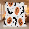 Soft Warm Lightweight Flannel Blanket Halloween & Christmas Collection, Versatile Cozy Home Throw for Indoor Relax
