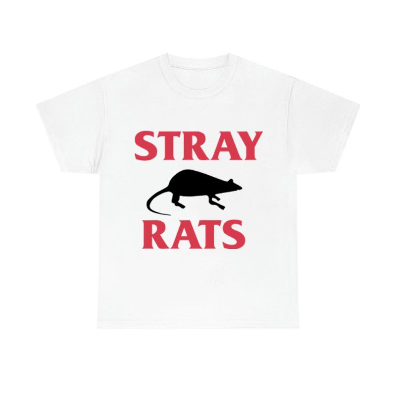 Mouse Aesthetics Graphic Print Grunge Goth Y2K Cotton Tshirt Casual Punk Short Sleeve Tshirt Oversized Hip Hop Vintage Tee EMO