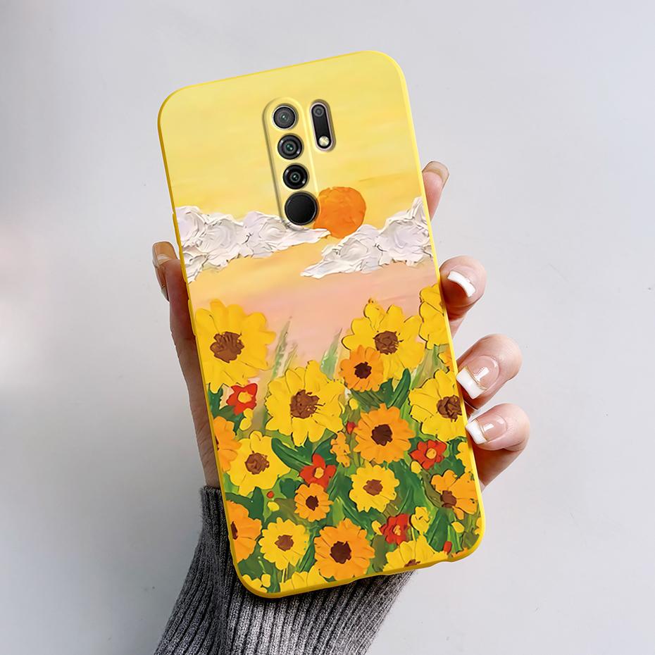 Чехол для Xiaomi Redmi 9 Чехол-крышка для Redmi 9 Prime M2004J19G M2004J19C redmi9 Милый Мультяшный Медведь Силиконовый ТПУ Мягкий Чехол для Телефона Задняя Крышка