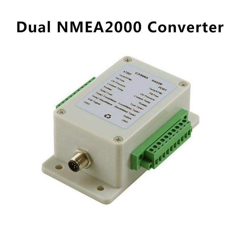 OB-2X Dual Channel NMEA2000 Converter N2K 0-190 Ohm Up To 18 Sensors Marine Boat Yacht CX5003