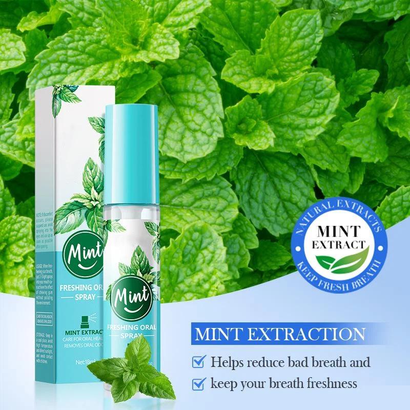 Освежитель для полости рта Спрей для полости рта Устраняет неприятный запах изо рта Длительный фруктовый портативный освежитель дыхания Освежающие средства по уходу за полостью рта
