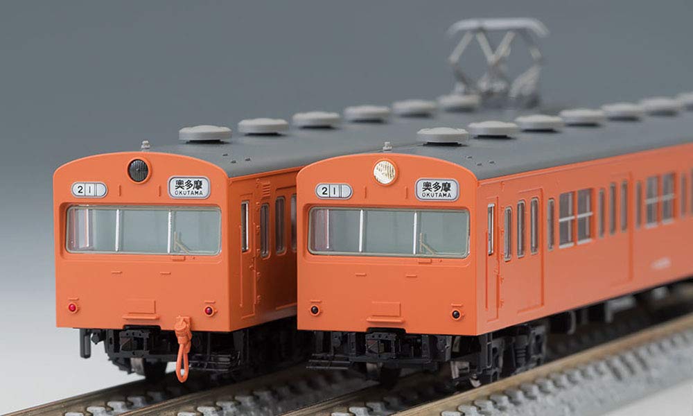 Пригородный поезд TOMIX N Gauge 103 Series, ранний тип, кондиционированный вагон, оранжевый, базовый набор, 3 вагона, 98370, модель железнодорожной железной дороги, невоздушный