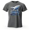 Unisexs TShirt 100 Cotton Oversized Tops Tees Streetwear High Street Unisex Style Loose Vintage Breathable Fabric Simple Stylish
