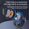 Наушники-клипсы для ушей Беспроводные наушники Bluetooth 5.3 с сенсорным управлением Одинарная гарнитура HiFi стерео спортивные наушники-вкладыши