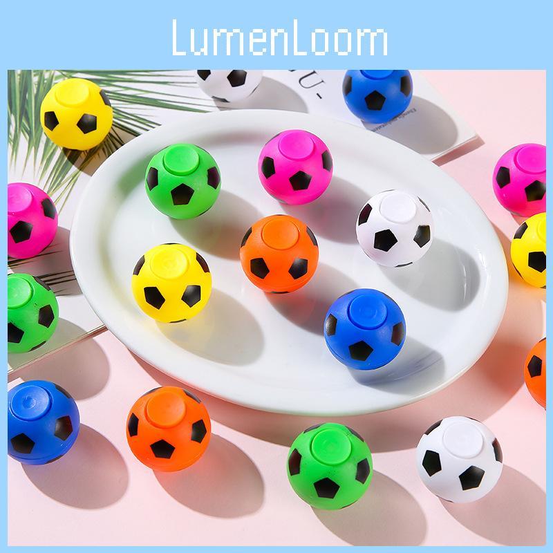 Креативный разноцветный пластиковый гироскоп в форме футбольного мяча, детская игрушка для маленьких детей