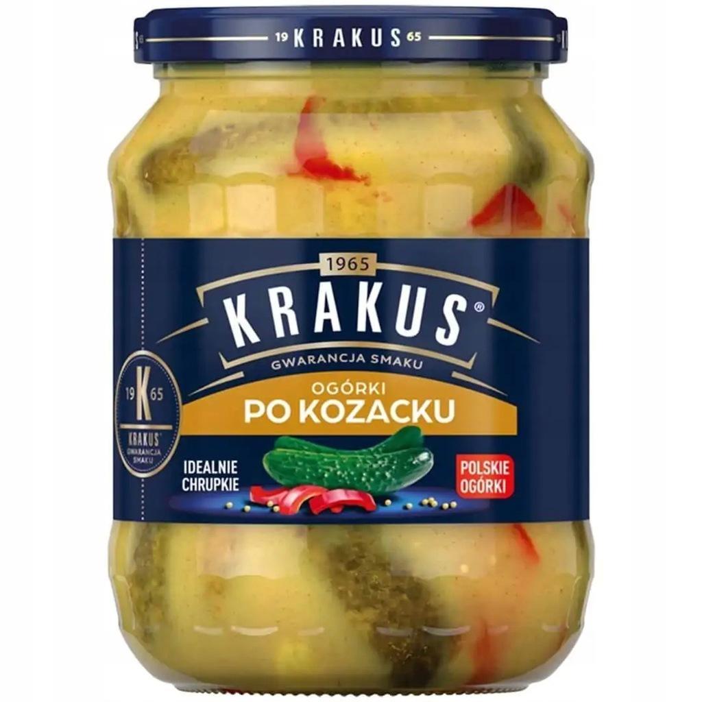 Krakus Ogórki konserwowe po kozacku 670 g