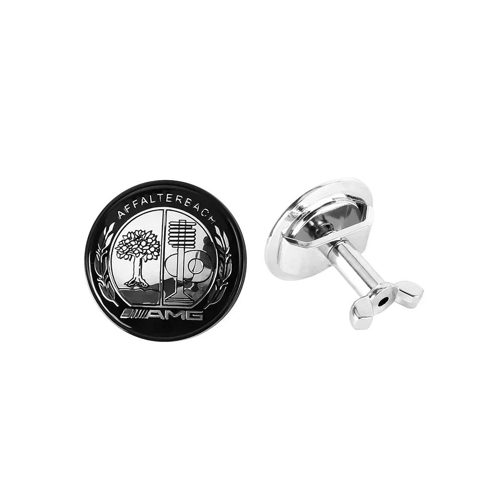 Автомобильная наклейка Для Mercedes Benz 42 мм Автомобильная эмблема на капот Крышки Аксессуары для украшения автомобиля Для Mercedes Benz AMG A B C D M S R