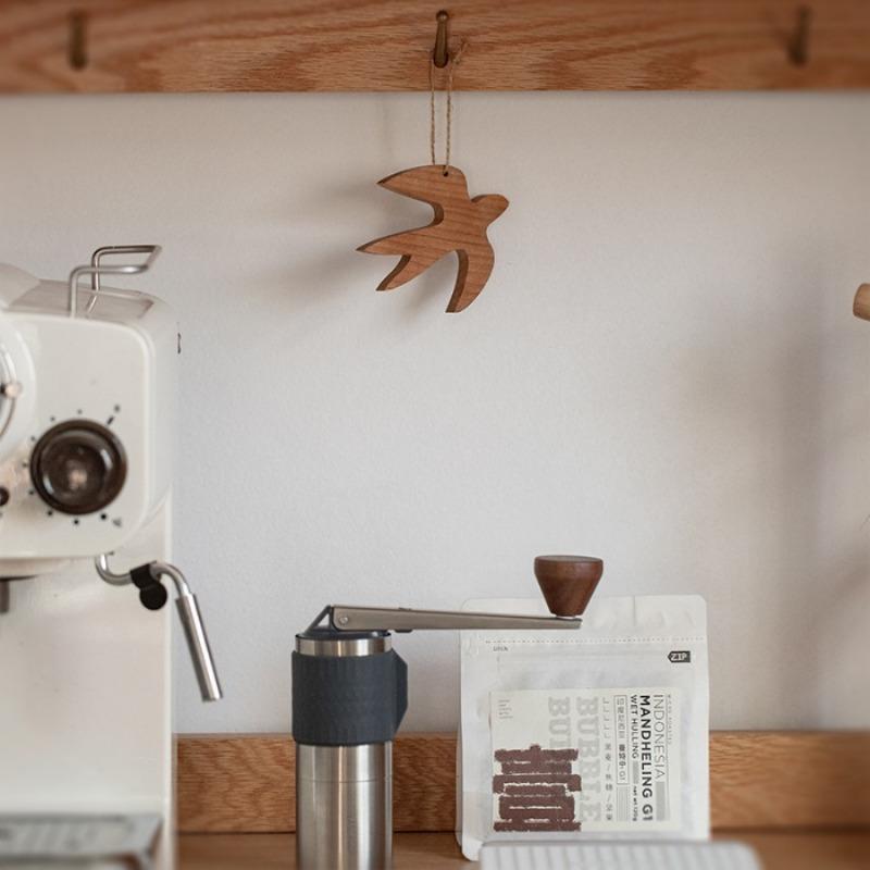 1шт Ins простое настенное украшение японская ласточка многофункциональный деревянный блок подвесное украшение