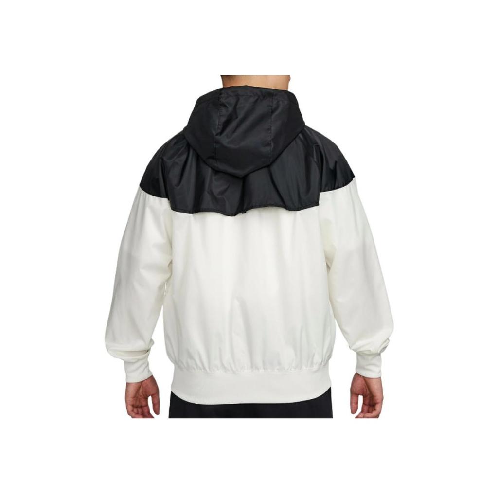 Nike Куртка с капюшоном и молнией Colorblock, мужская, белая DA0002-134