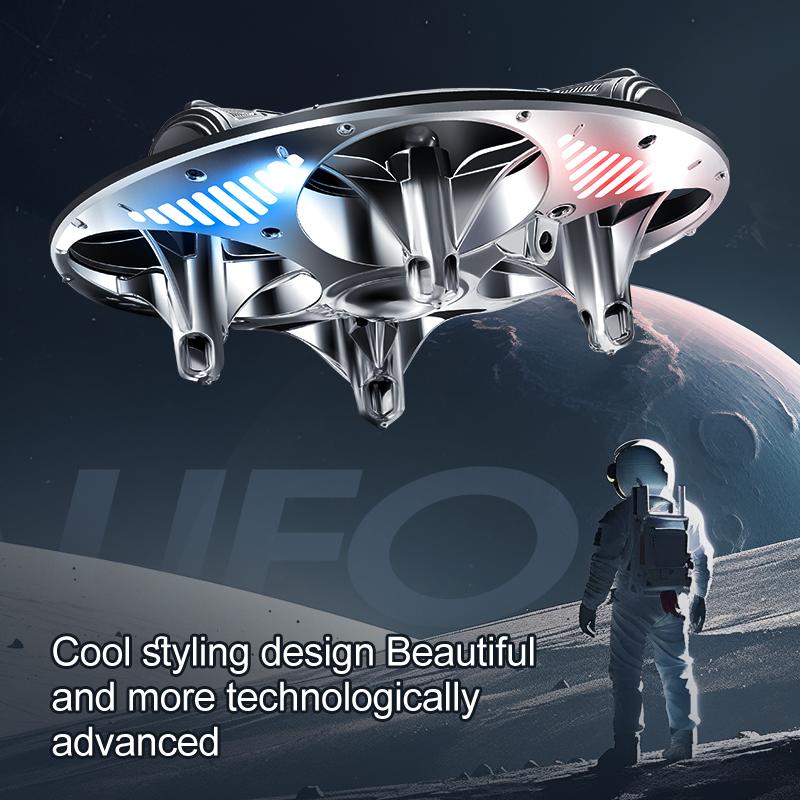 Новый мини-дрон V43 RC НЛО со светодиодной подсветкой, квадрокоптер с управлением жестами, индукционный летающий шар с защитой от столкновений, радиоуправляемые игрушки для детей