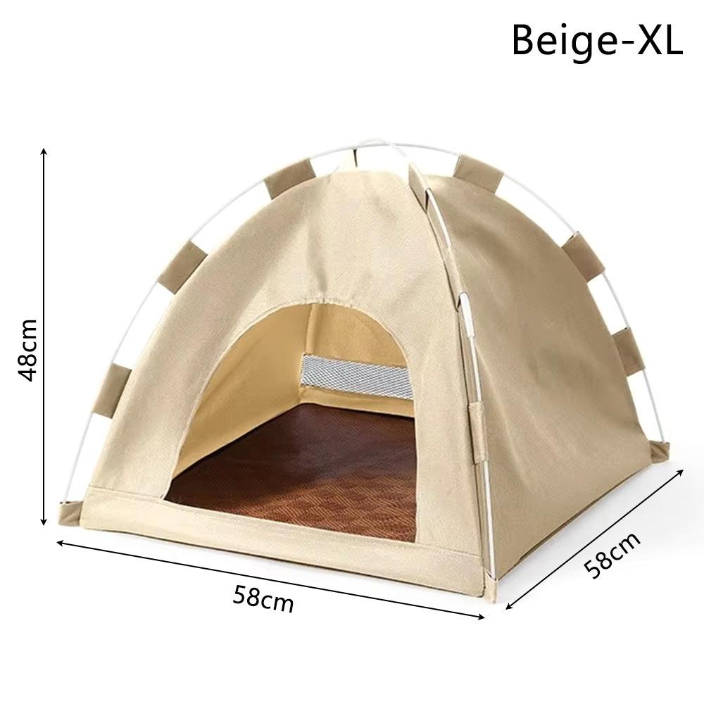 1Pcs Durable Detachable Pet Tent Washable Portable Cat Teepee Dog Bed Four Seasons Pet Cage for Cat Dog