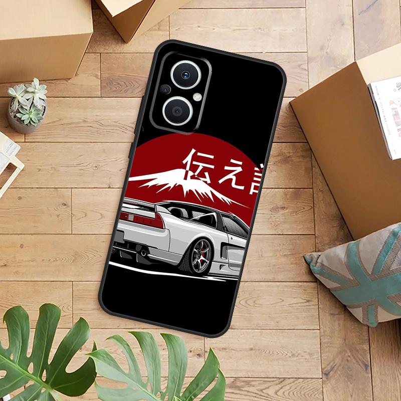 Чехол для телефона JDM Drift со спортивным автомобилем для OPPO Reno 14 13 11 12 F 10 Pro 8T 7 8 Lite OPPO Find X9 X8 X5 Pro Задняя крышка