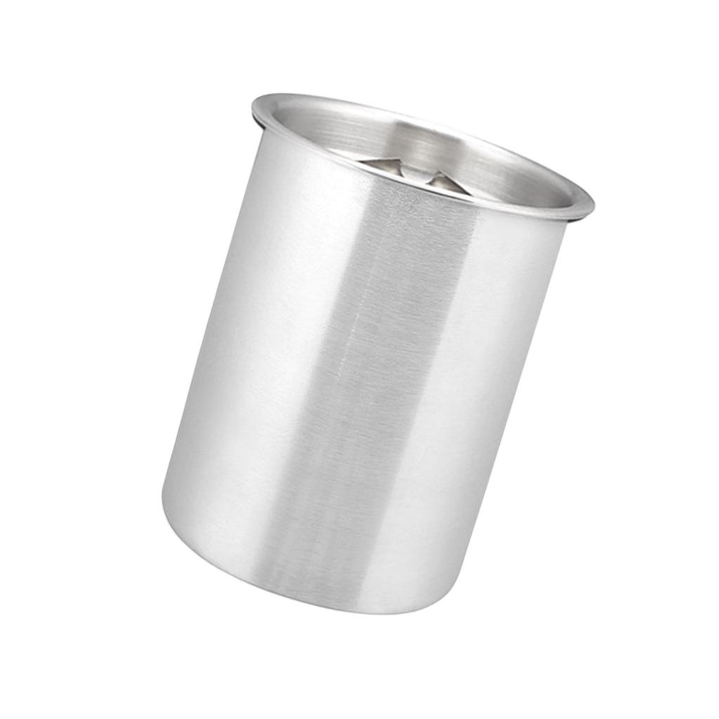 Stainless Steel Ashtray With Lid Windproof Design Creative Funnel Shape For Indoor Outdoor Use