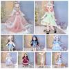 Dress Up BJD Dolls 3D Eyes Removable Joints Doll Simulated Eye Hinge Doll Children Toys
