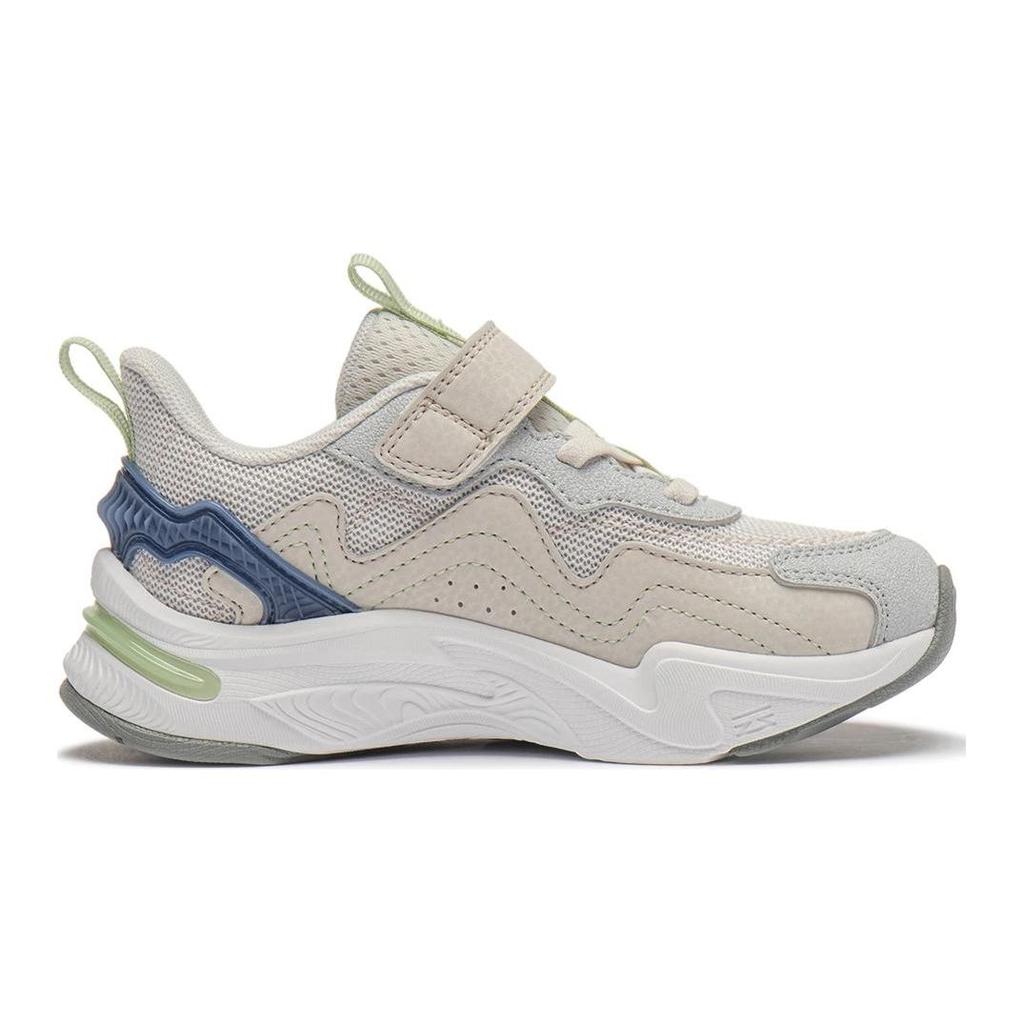 Кроссовки Li Ning Kids Sports Trend Low Top для бега, детские кроссовки серо-белого цвета YKNU010-1