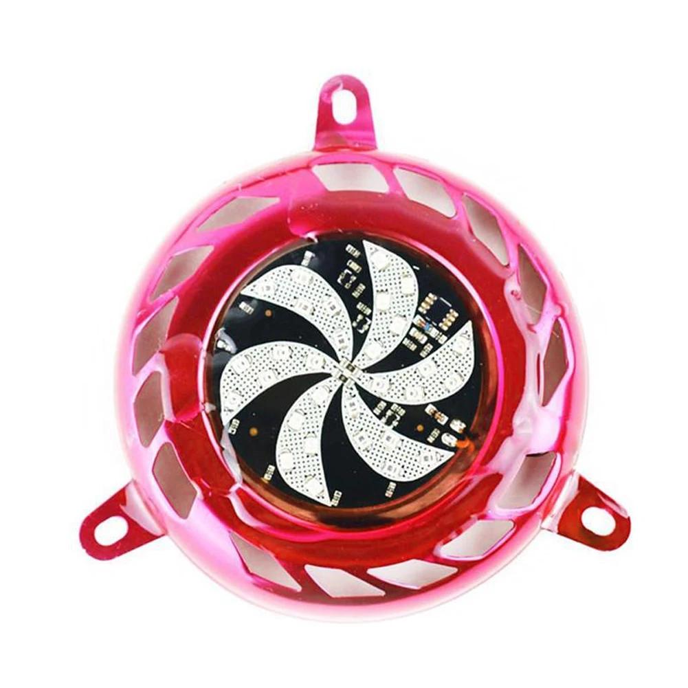 Мотоцикл Красочный Светодиодный Свет Крышки Радиатора Крышка Воздухозаборника Защита Радиатора Защитная Крышка Решетка Вращающегося Вентилятора Защита