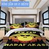 Fun cool duck Pattern Bedding,Quilt Set Quilt Cover Pillowcase Home Birthday Gift (1*duvet cover+2*pillowcase,without core)ZSJT0917338