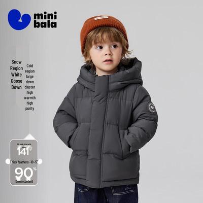 Минибала True Heart Вельветовая Унисекс Водоотталкивающая Куртка на Гусином Пуху