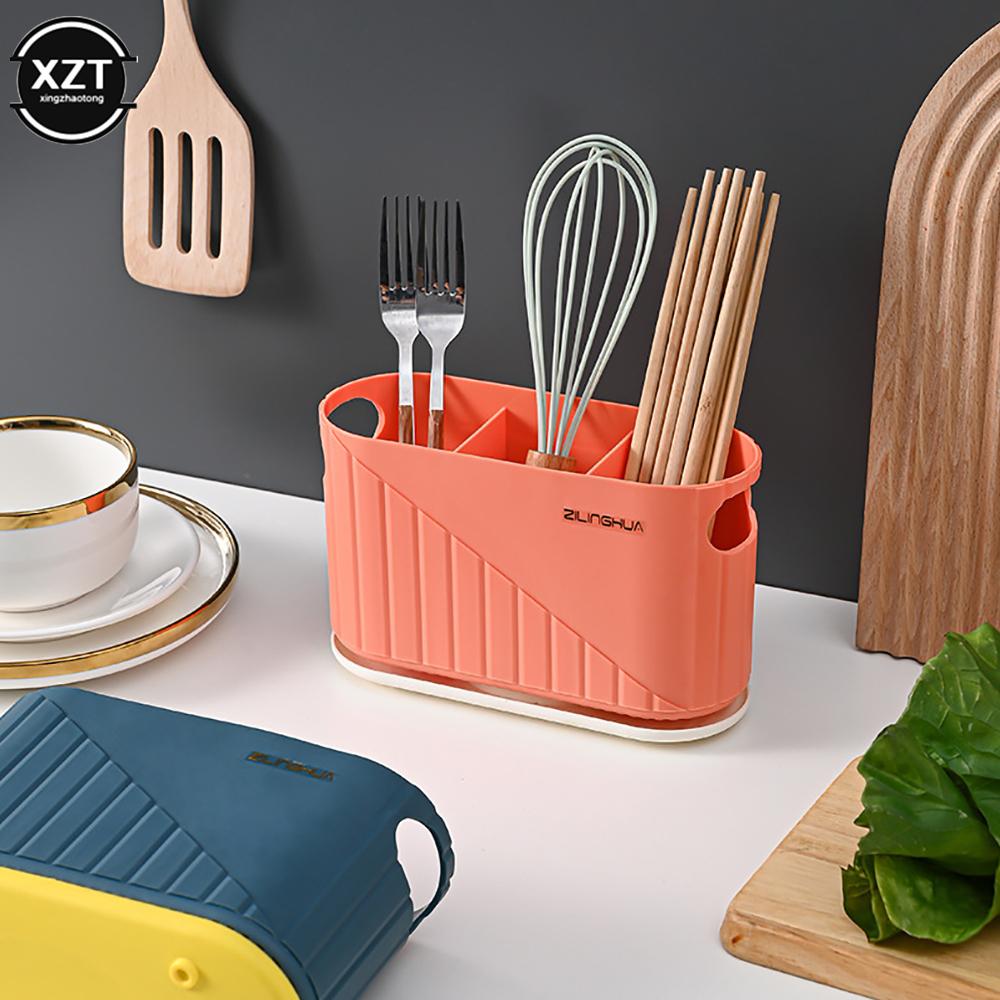 1 шт. простая модная кухонная стойка для хранения вилок, палочек для еды, ложек, органайзер, кронштейн, многофункциональный держатель для кухонных столовых приборов