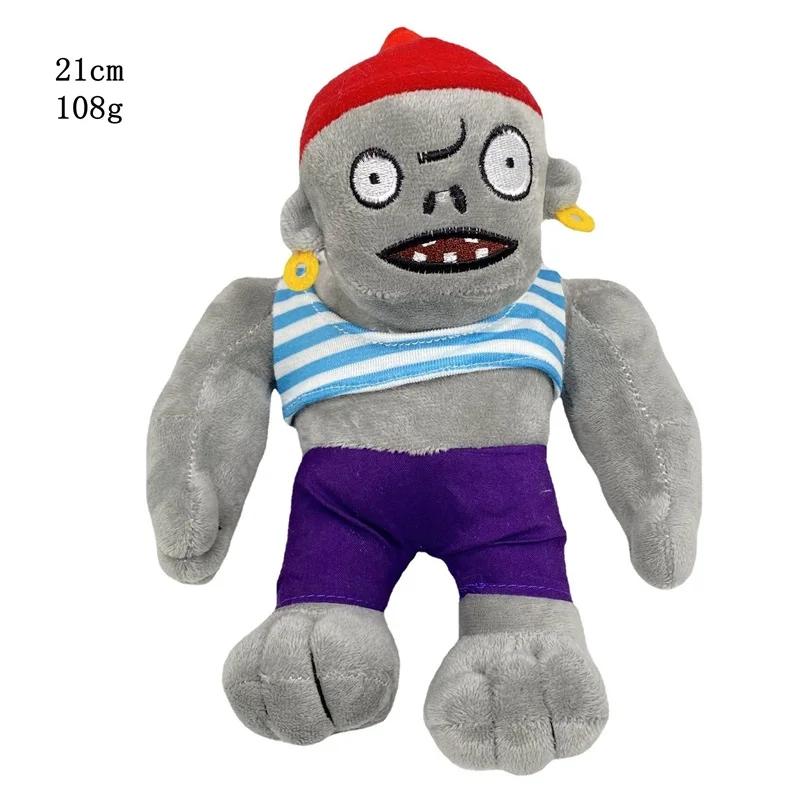 1 шт. 30 см Растения против Зомби Мягкие игрушки PVZ Zombies Gargantuar Hats Пиратские Зомби Мягкие плюшевые игрушки для детей Подарок детям