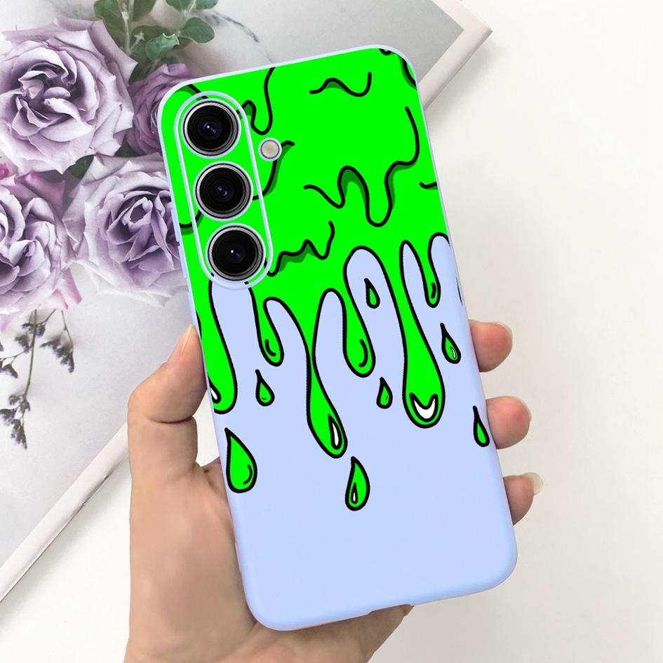 Чехол для Samsung Galaxy S24 Plus Милый Желтый Утенок Астронавт Матовый Силиконовый Мягкий Чехол для Samsung S 24 S24 Ultra S24+ 5G Funda