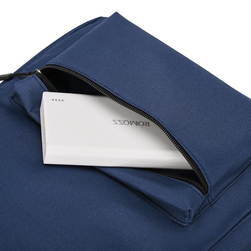 Сплошной цвет студенческой школьной сумки, рюкзак большой емкости